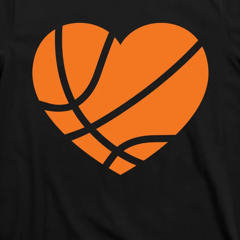 Cute Basketball Heart T-Shirt