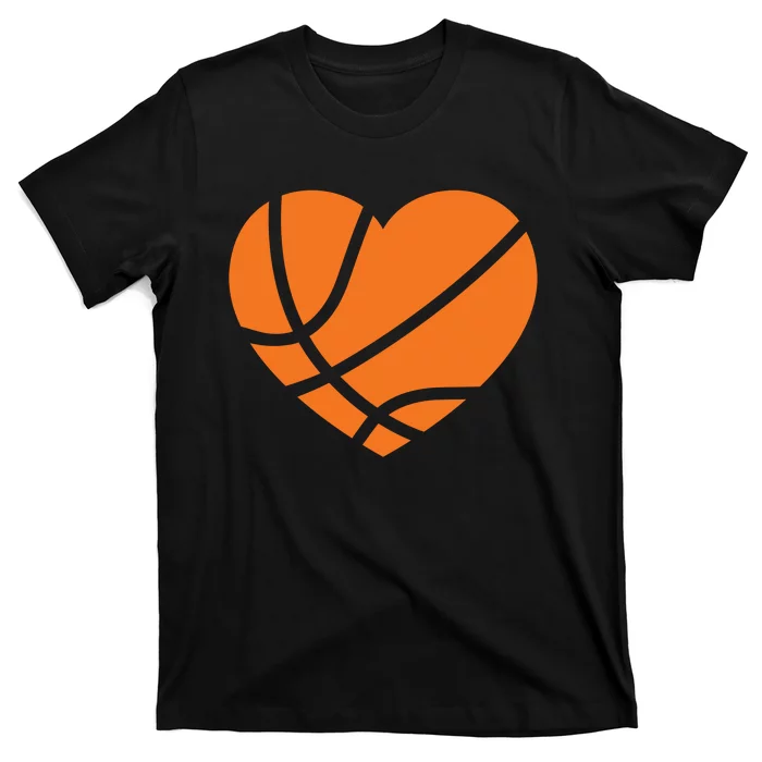 Cute Basketball Heart T-Shirt