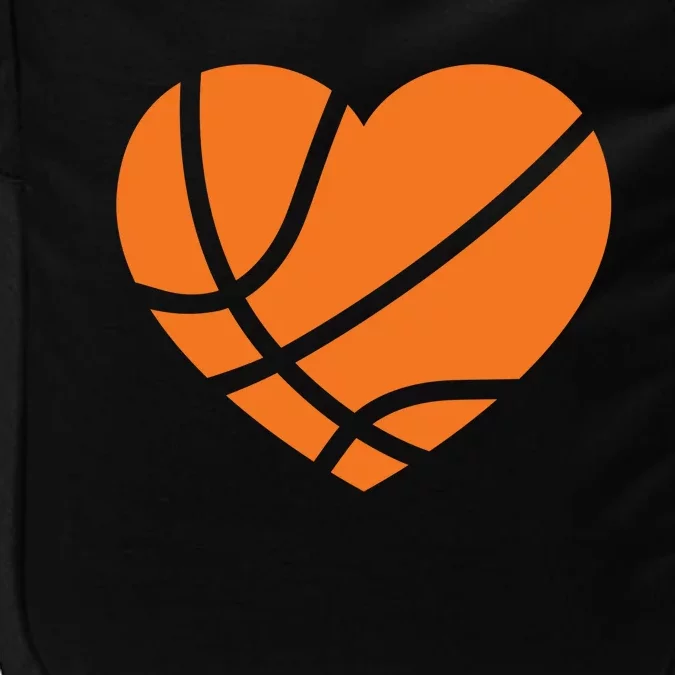 Cute Basketball Heart Impact Tech Backpack