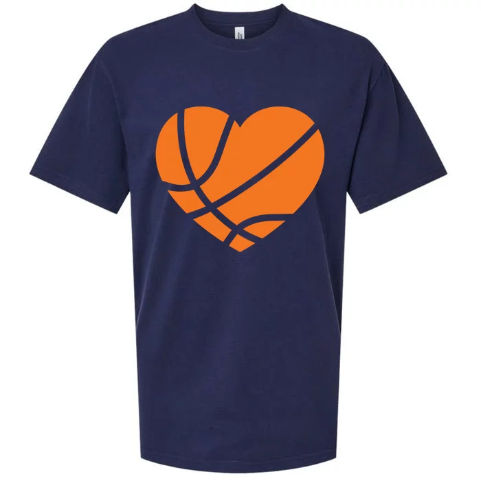 Cute Basketball Heart Sueded Cloud Jersey T-Shirt