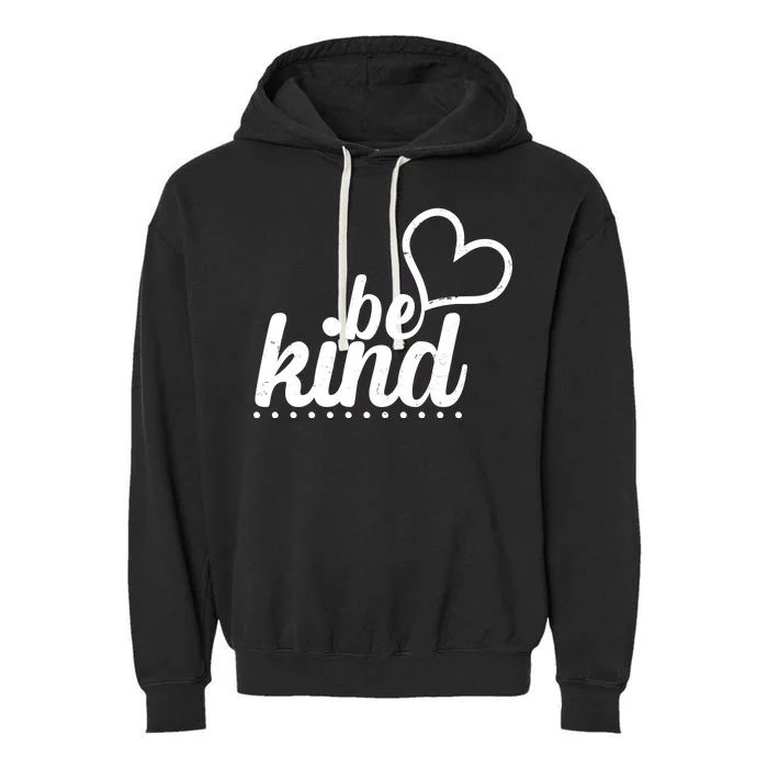 Cute Be Kind Kindness Awareness Garment-Dyed Fleece Hoodie