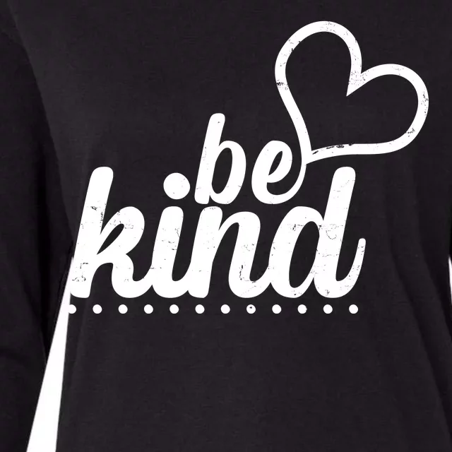 Cute Be Kind Kindness Awareness Womens Cotton Relaxed Long Sleeve T-Shirt