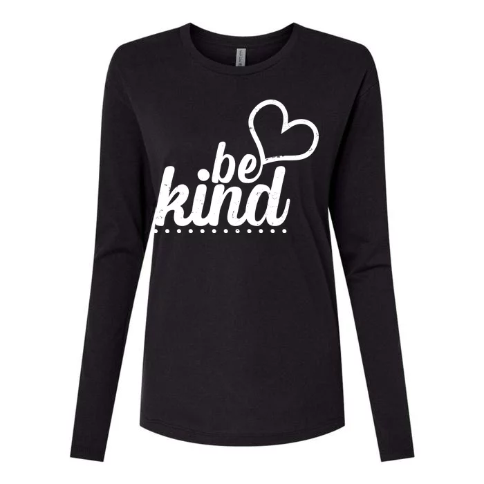 Cute Be Kind Kindness Awareness Womens Cotton Relaxed Long Sleeve T-Shirt