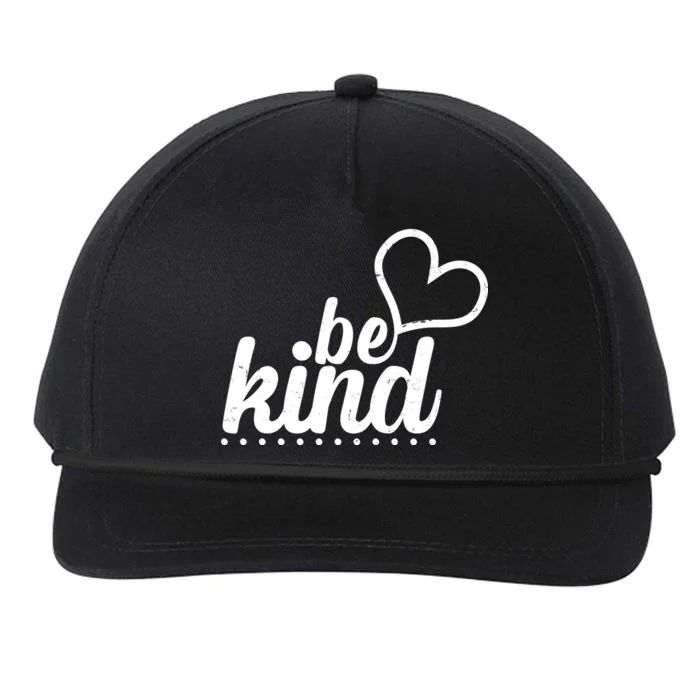 Cute Be Kind Kindness Awareness Snapback Five-Panel Rope Hat