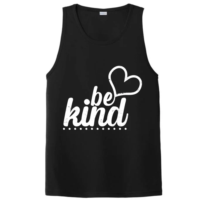 Cute Be Kind Kindness Awareness Performance Tank