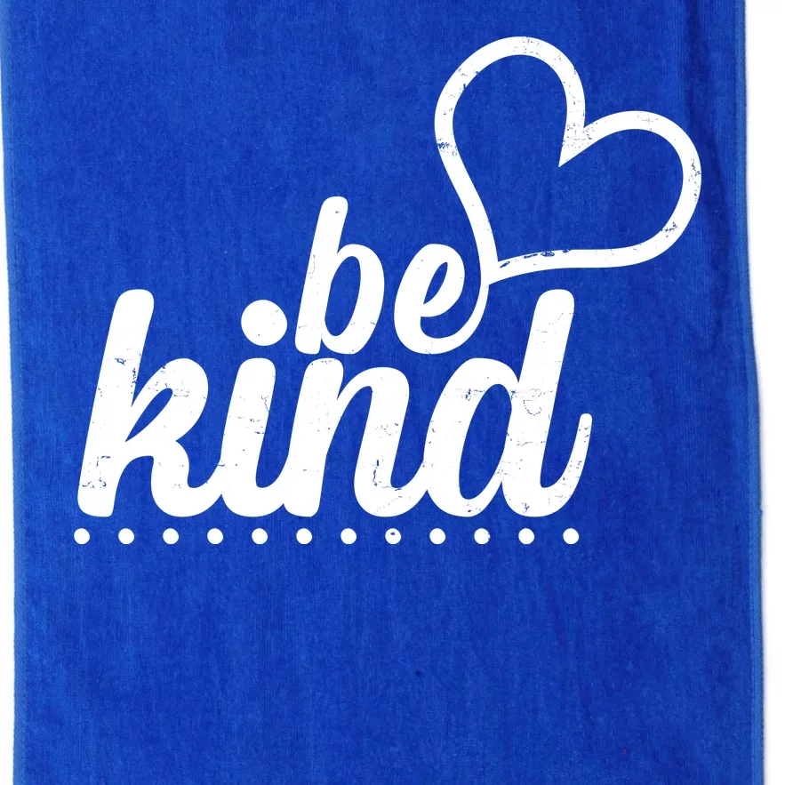 Cute Be Kind Kindness Awareness Platinum Collection Golf Towel