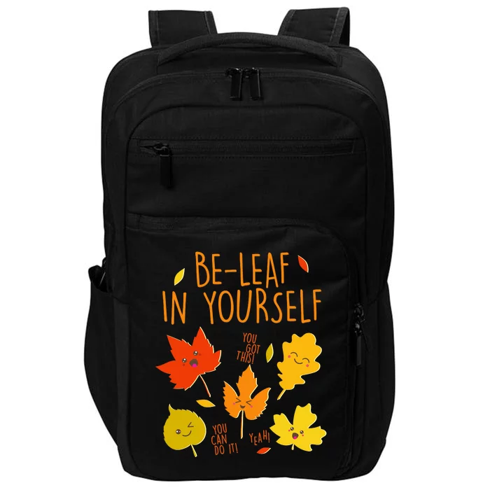 Cute Be-Leaf In Yourself Impact Tech Backpack