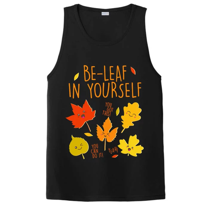 Cute Be-Leaf In Yourself Performance Tank