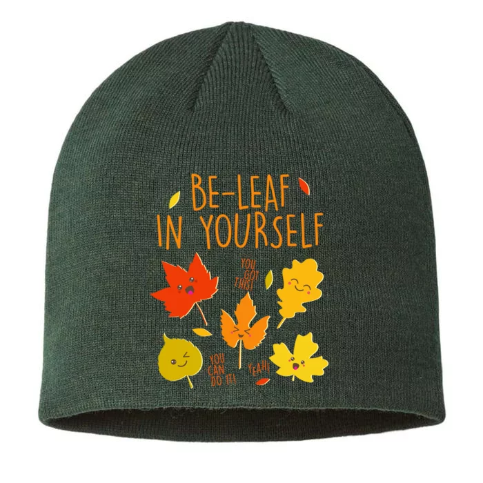 Cute Be-Leaf In Yourself 8 1/2in Sustainable Knit Beanie