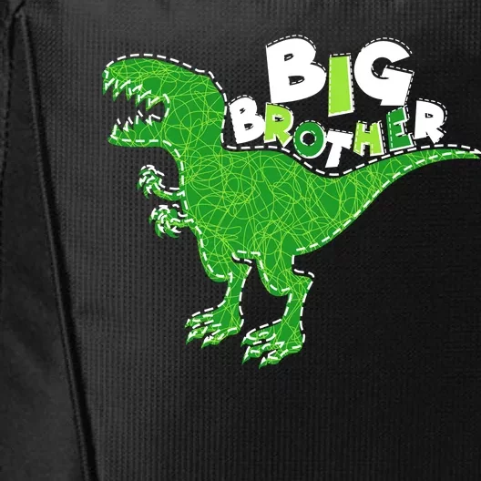 Cute Big Brother T-Rex Dinosaur City Backpack