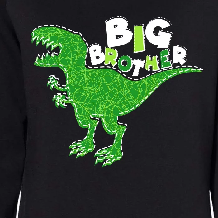 Cute Big Brother T-Rex Dinosaur Womens California Wash Sweatshirt