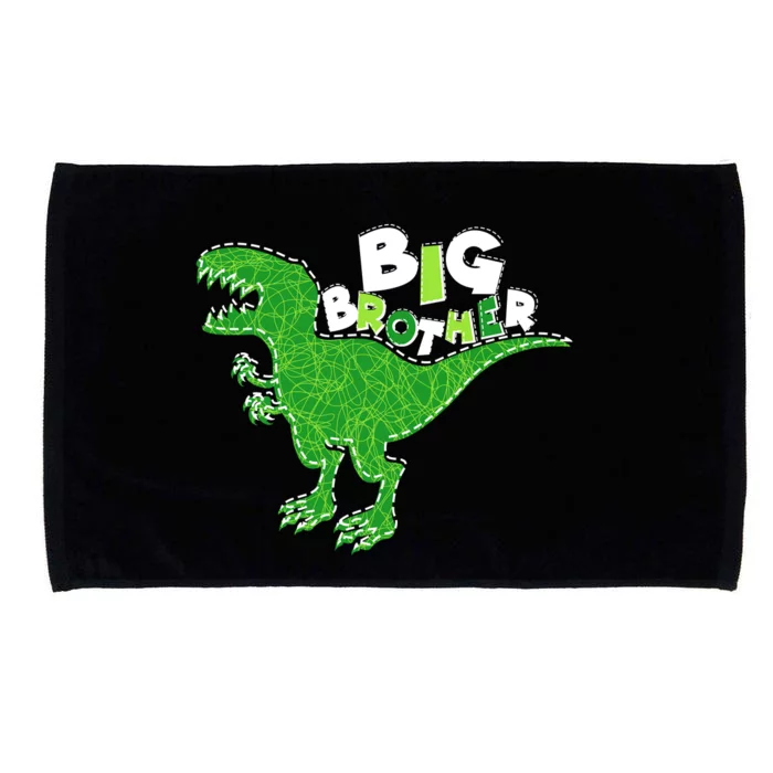 Cute Big Brother T-Rex Dinosaur Microfiber Hand Towel