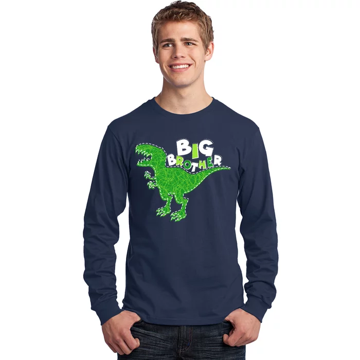 Cute Big Brother T-Rex Dinosaur Long Sleeve Shirt