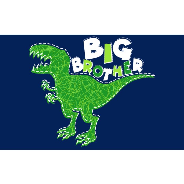 Cute Big Brother T-Rex Dinosaur Bumper Sticker