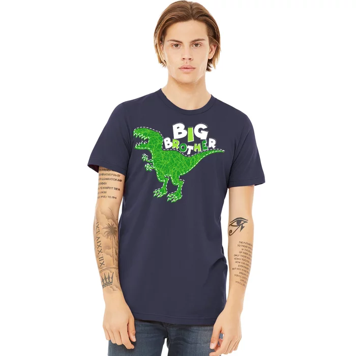 Cute Big Brother T-Rex Dinosaur Premium T-Shirt