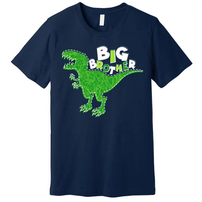 Cute Big Brother T-Rex Dinosaur Premium T-Shirt