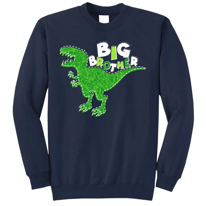 Cute Big Brother T-Rex Dinosaur Tall Sweatshirt