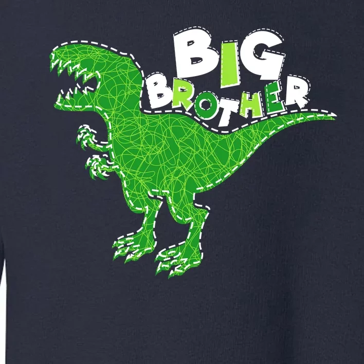 Cute Big Brother T-Rex Dinosaur Toddler Sweatshirt