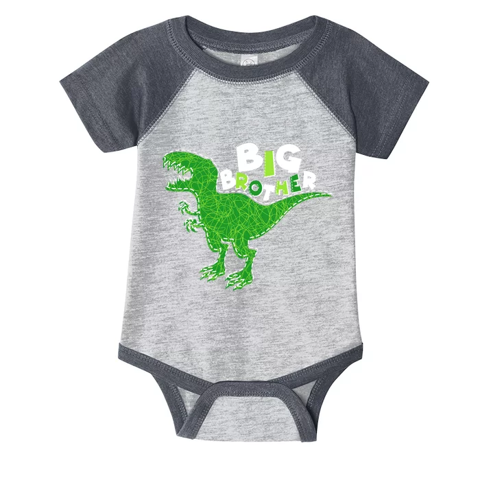 Cute Big Brother T-Rex Dinosaur Infant Baby Jersey Bodysuit