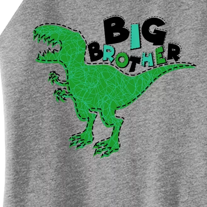 Cute Big Brother T-Rex Dinosaur Women’s Perfect Tri Rocker Tank