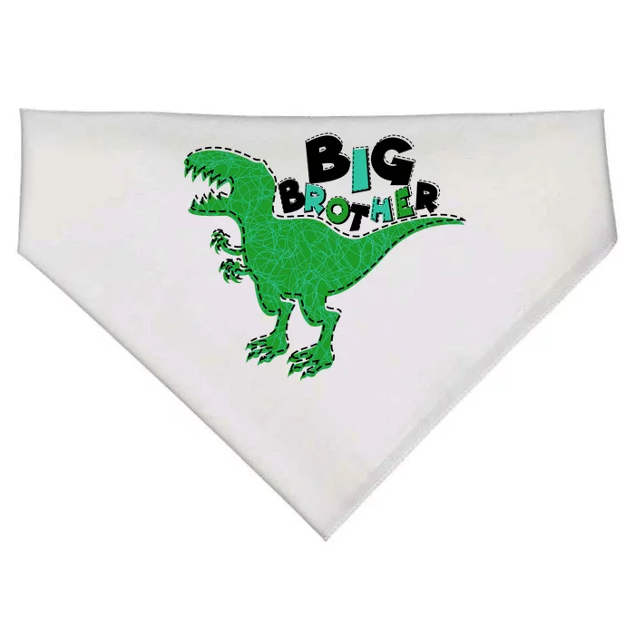 Cute Big Brother T-Rex Dinosaur USA-Made Doggie Bandana