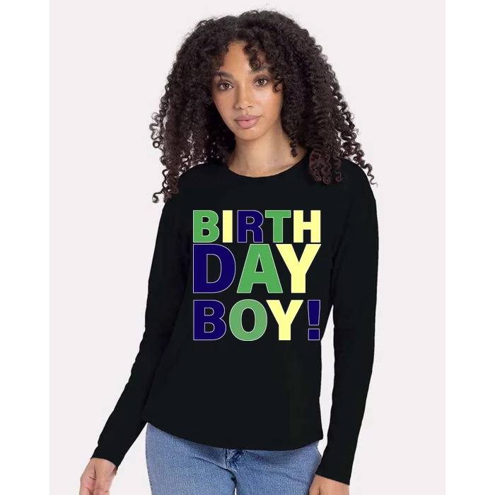 Cute Birthday Boy! Womens Cotton Relaxed Long Sleeve T-Shirt