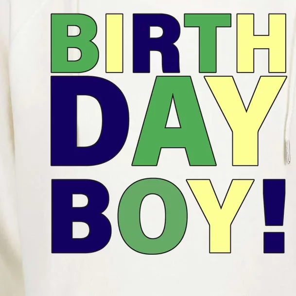 Cute Birthday Boy! Womens Funnel Neck Pullover Hood