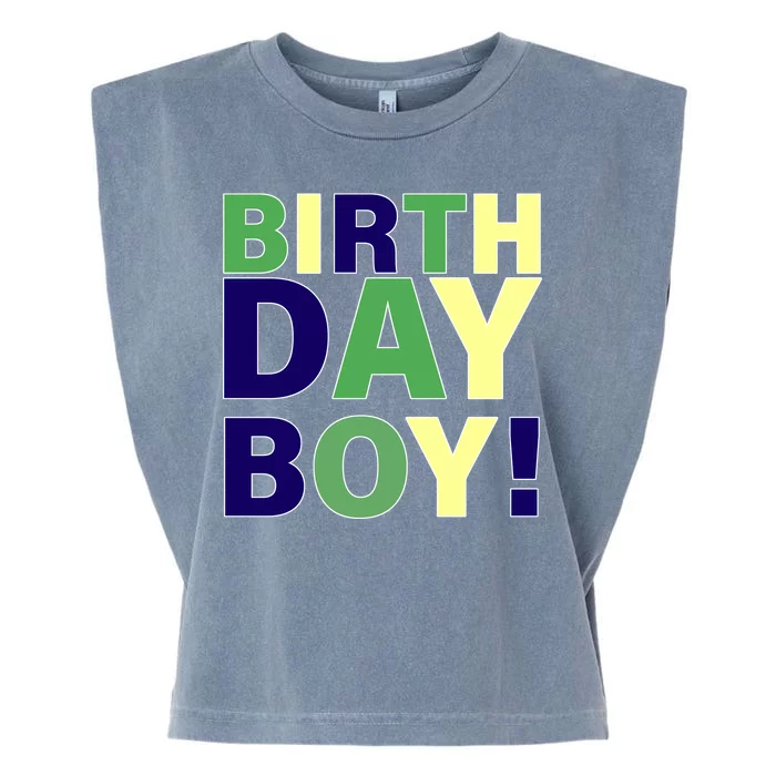 Cute Birthday Boy! Garment-Dyed Women's Muscle Tee