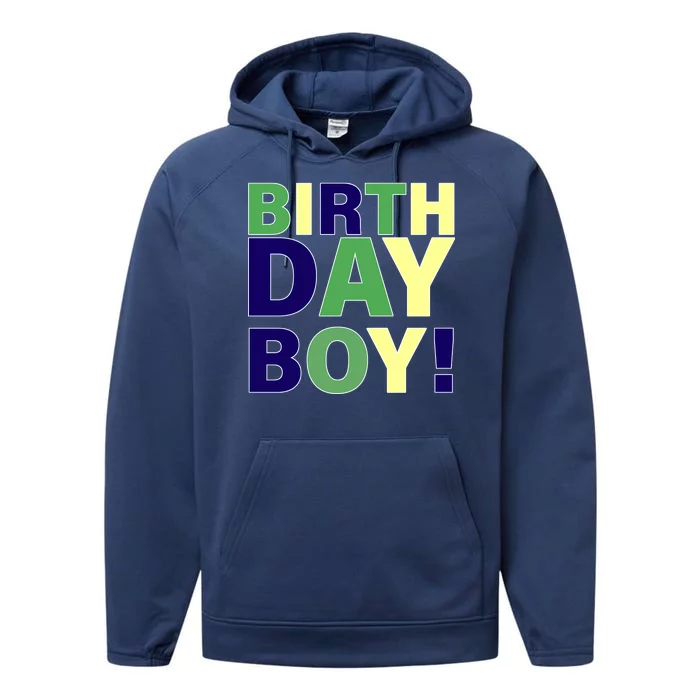 Cute Birthday Boy! Performance Fleece Hoodie