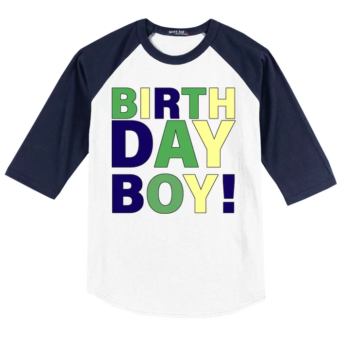 Cute Birthday Boy! Baseball Sleeve Shirt