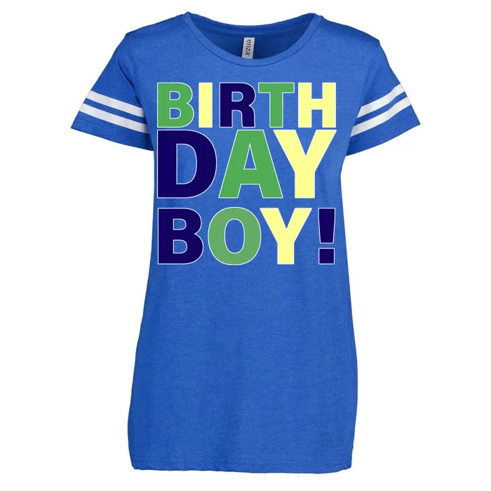 Cute Birthday Boy! Enza Ladies Jersey Football T-Shirt