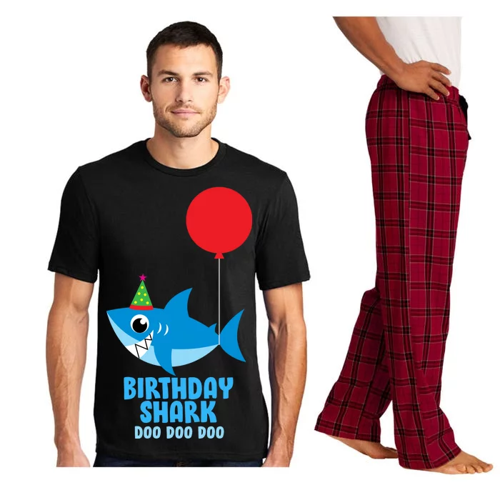 Cute Birthday Shark Doo Doo Doo Pajama Set