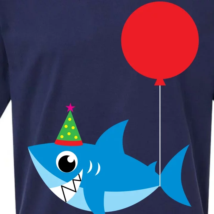 Cute Birthday Shark Doo Doo Doo Sueded Cloud Jersey T-Shirt