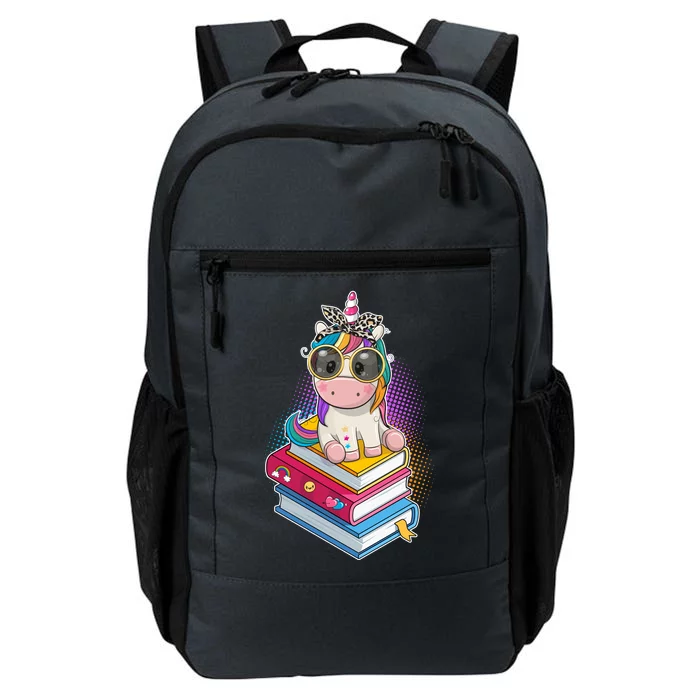 Cute Book Lover Unicorn Back to School Daily Commute Backpack