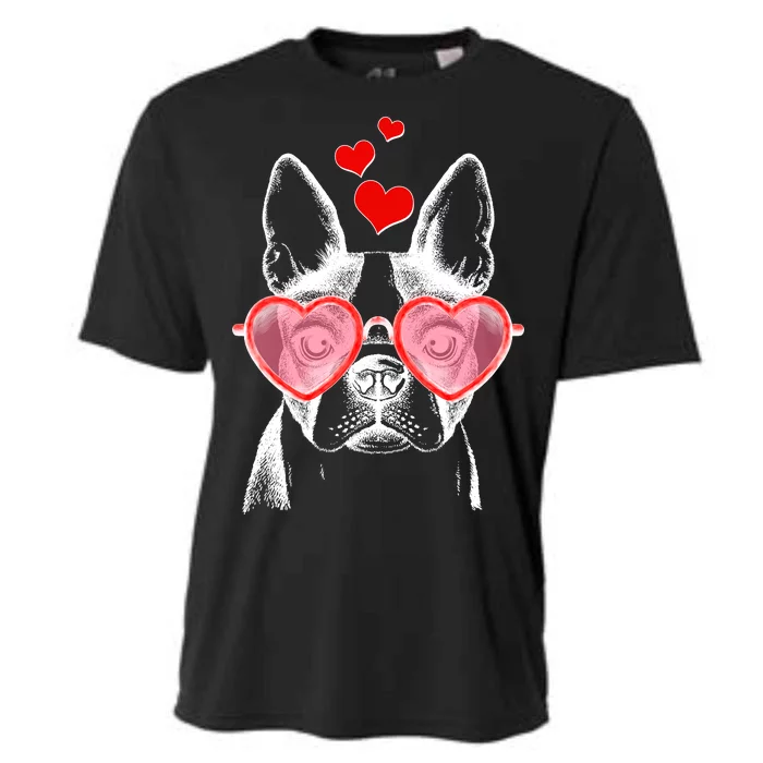 Cute Boston Terrier Cooling Performance Crew T-Shirt