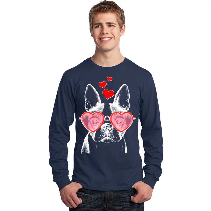 Cute Boston Terrier Tall Long Sleeve T-Shirt