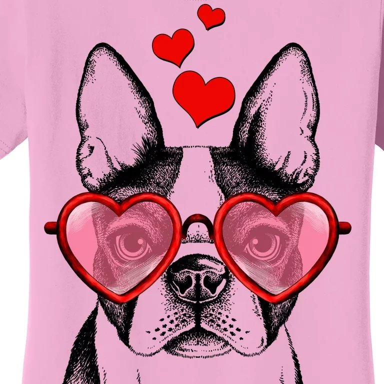 Cute Boston Terrier Women's T-Shirt