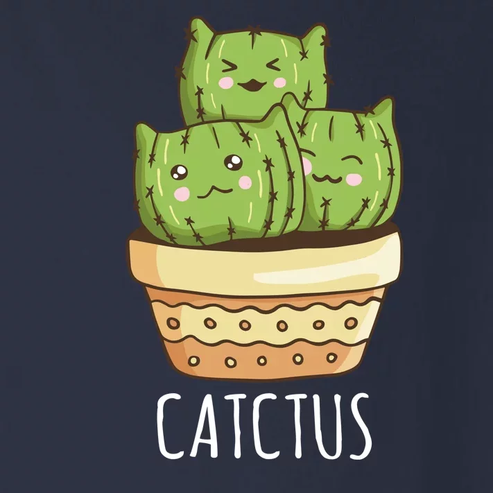 Cute Cactus Three Cats Toddler Long Sleeve Shirt