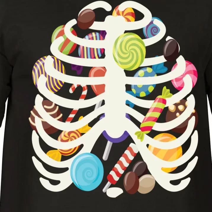 Cute Candy Skeleton Rib Cage Halloween Comfort Colors T-Shirt