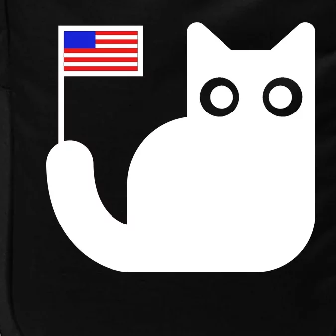 Cute Cat USA Tail Flag Impact Tech Backpack