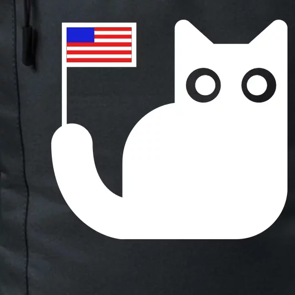 Cute Cat USA Tail Flag Daily Commute Backpack