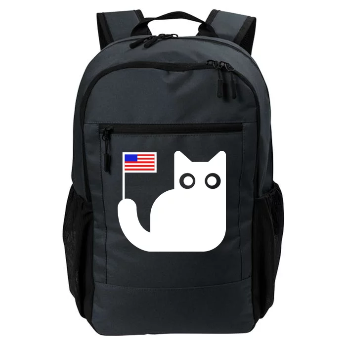 Cute Cat USA Tail Flag Daily Commute Backpack