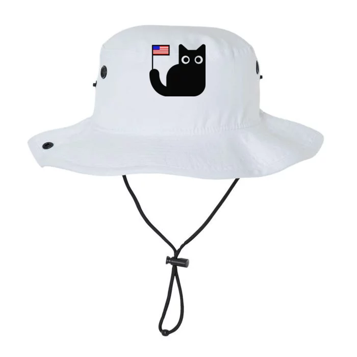 Cute Cat USA Tail Flag Legacy Cool Fit Booney Bucket Hat