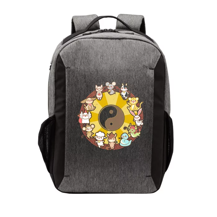 Cute Chinese Zodiac Animals Vector Backpack