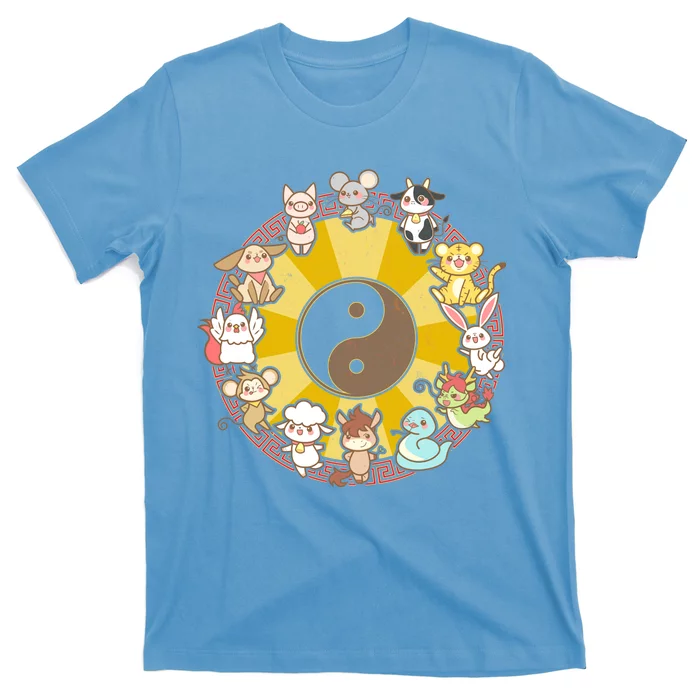 Cute Chinese Zodiac Animals T-Shirt