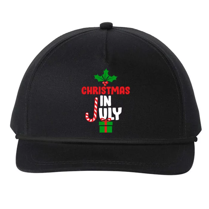 Cute Christmas In July Snapback Five-Panel Rope Hat