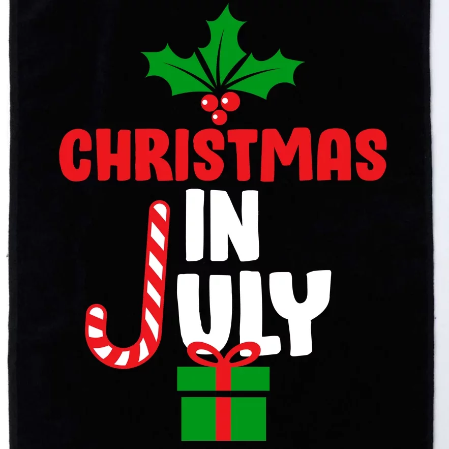 Cute Christmas In July Platinum Collection Golf Towel