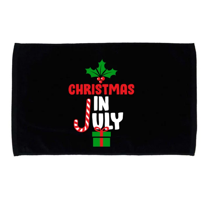 Cute Christmas In July Microfiber Hand Towel