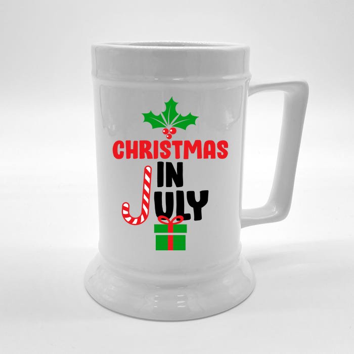 Cute Christmas In July Front & Back Beer Stein