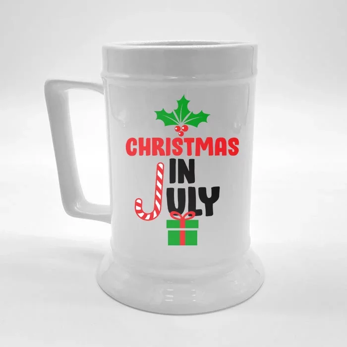 Cute Christmas In July Front & Back Beer Stein